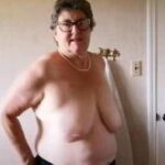 Busty Grandma Talking Dirty On Cam